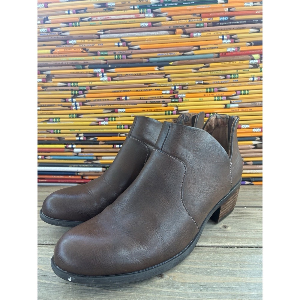 B.O.C‎ Lucy Western Brown Bootie Womens 9M